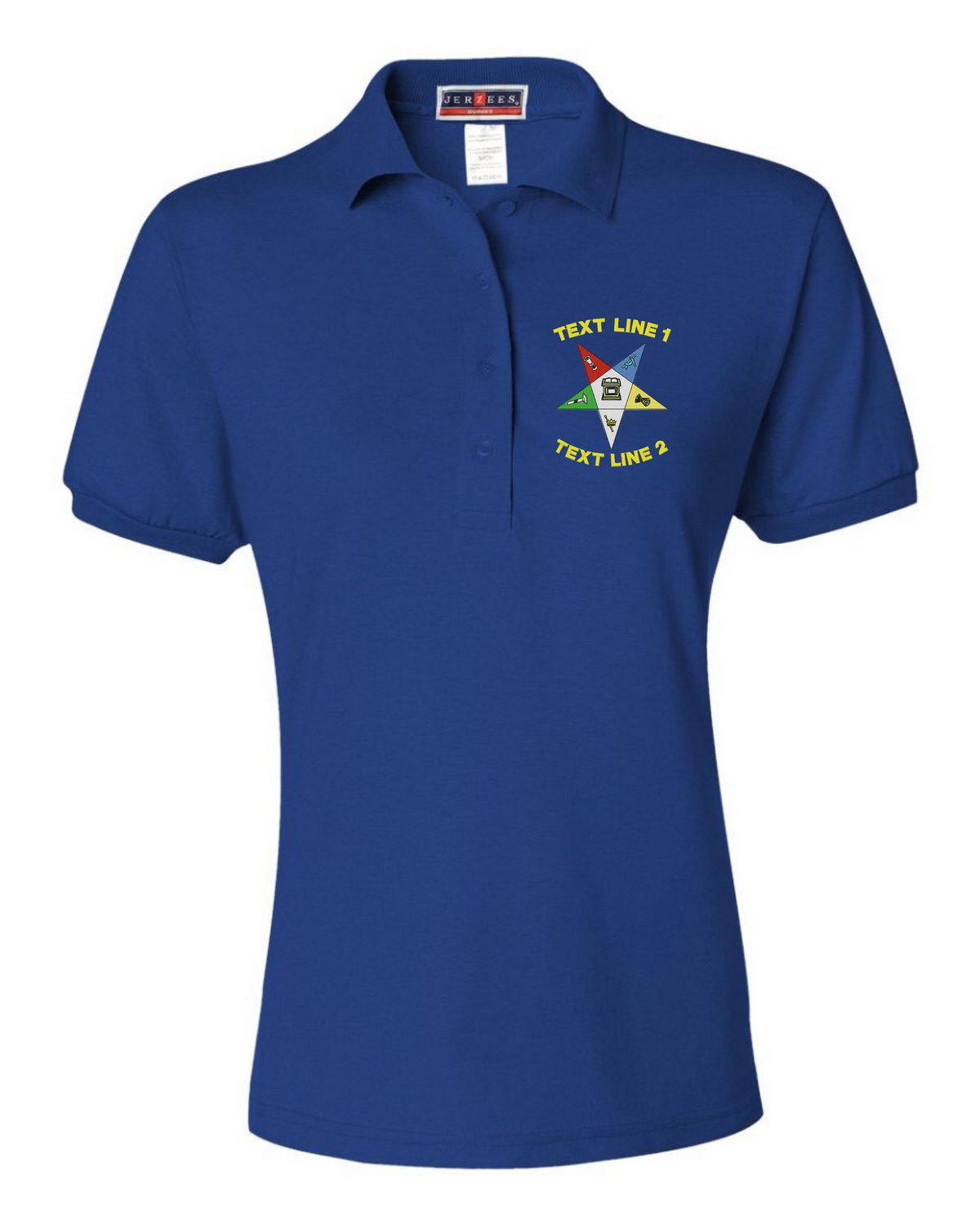 OES Eastern Star Ladies Polo (image for) OES Eastern Star Ladies Polo